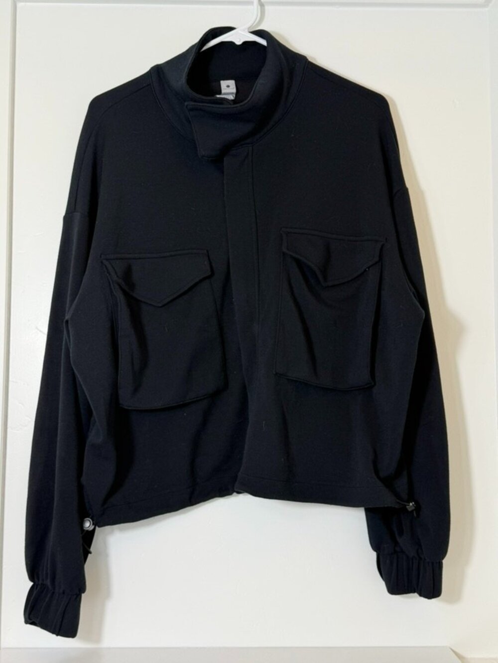 Yogalicious Softlite Scuba Autumn Jacket Black Utility Full Zip Size Large